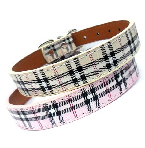 pink burberry dog collar|burberry dog collar large.